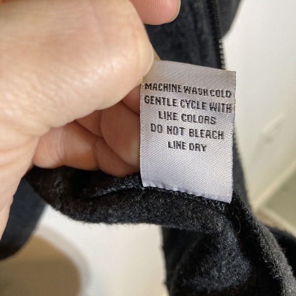 Habitat Clothes To Live In Women’s Small Gray Full Zip Sweater‎ Jacket 84136 - Picture 7 of 7